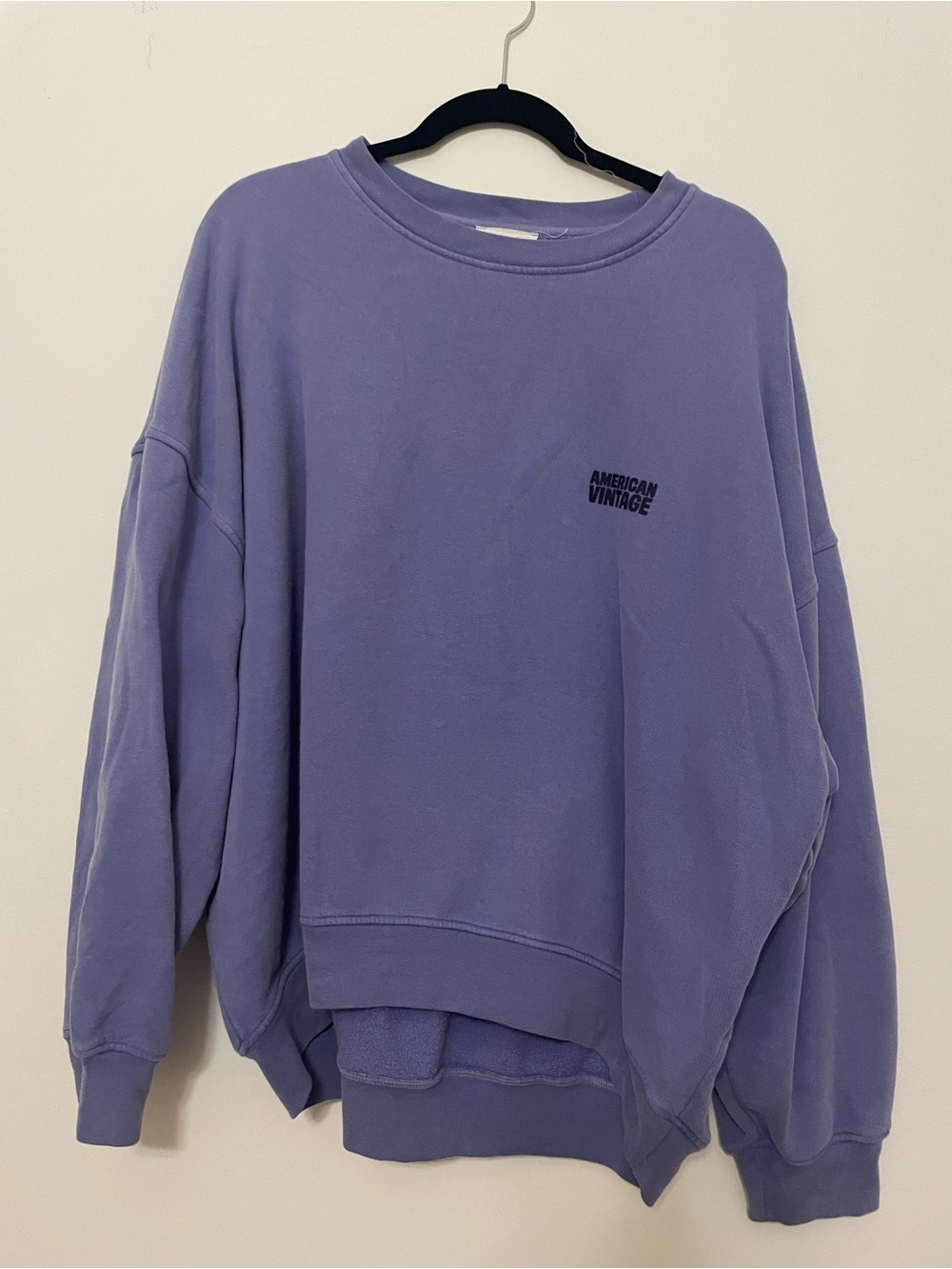 AMERICAN VINTAGE women’s sweatshirt plizzy vintage Provence (purple)